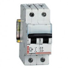 Автоматический выключатель (Автомат) Legrand DX 2P/ 10A -2М (тип С) 6kA